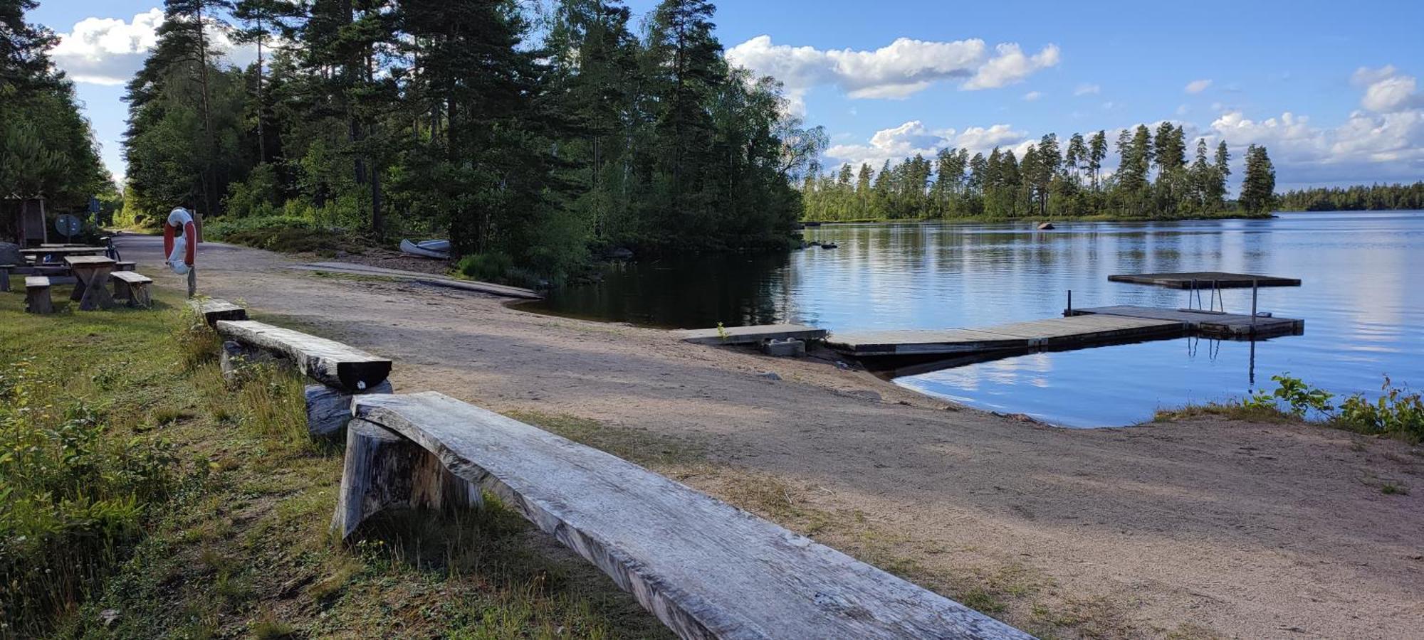 Boende I Malaskog, Near The Lake, Boat, Big Garden Ryssby 外观 照片